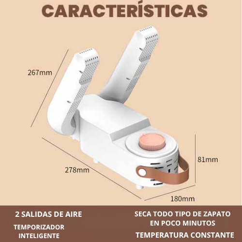 SecaPro™ Secado rápido y seguro para tus zapatos