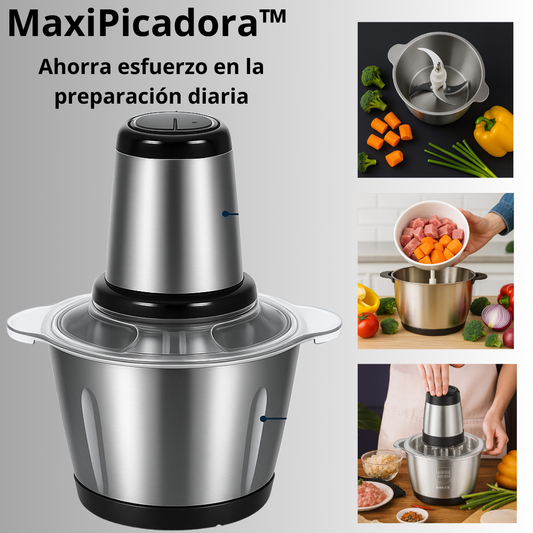 MaxiPicadora™  Ahorra esfuerzo en la preparación diaria