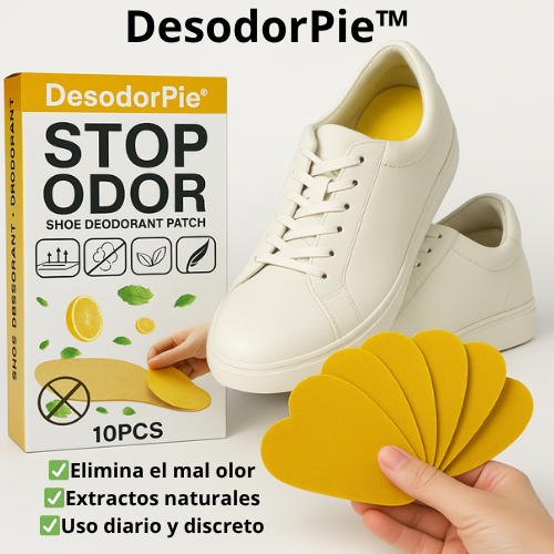 DesodorPie™ Parches Antiolor con Extractos Naturales